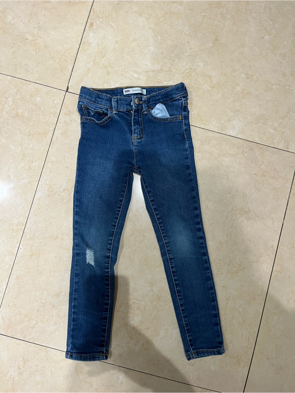 Levi's Indigo Blue girls Skinny Jeans